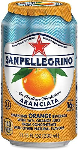 SANPELLEGRINO Italian Sparkling Fruit Beverage, 11.15 Oz, Aranciata (Orange), Pack of 12 | Amazon (US)