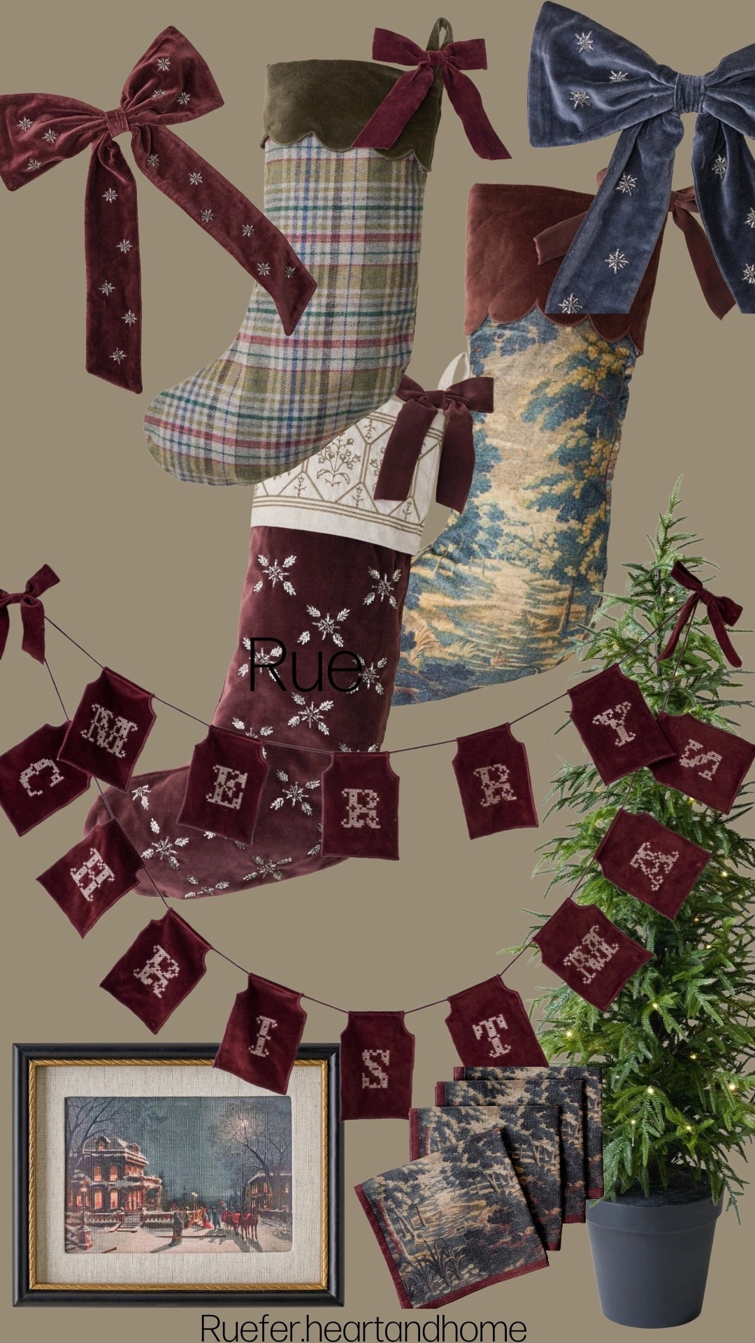 Magnolia Christmas preview!! Loving these colors and patterns… Christmas stocking? Christmas banner garland, potted Christmas tree, real touch potted tree, brass deer, Christmas framed art, Christmas tree bow, Christmas decor

#LTKSeasonal #LTKHome
