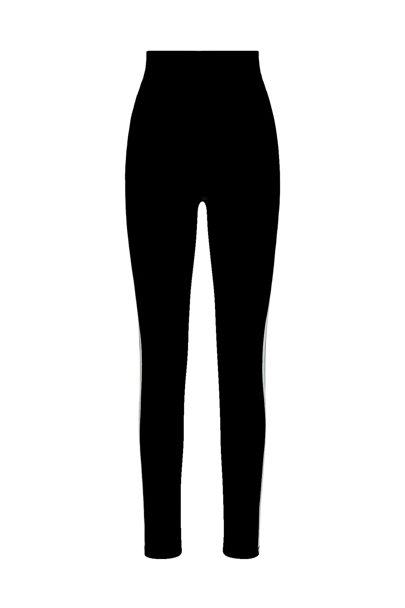 Acadia Legging 27" - Black/Ivory | Monday Swimwear