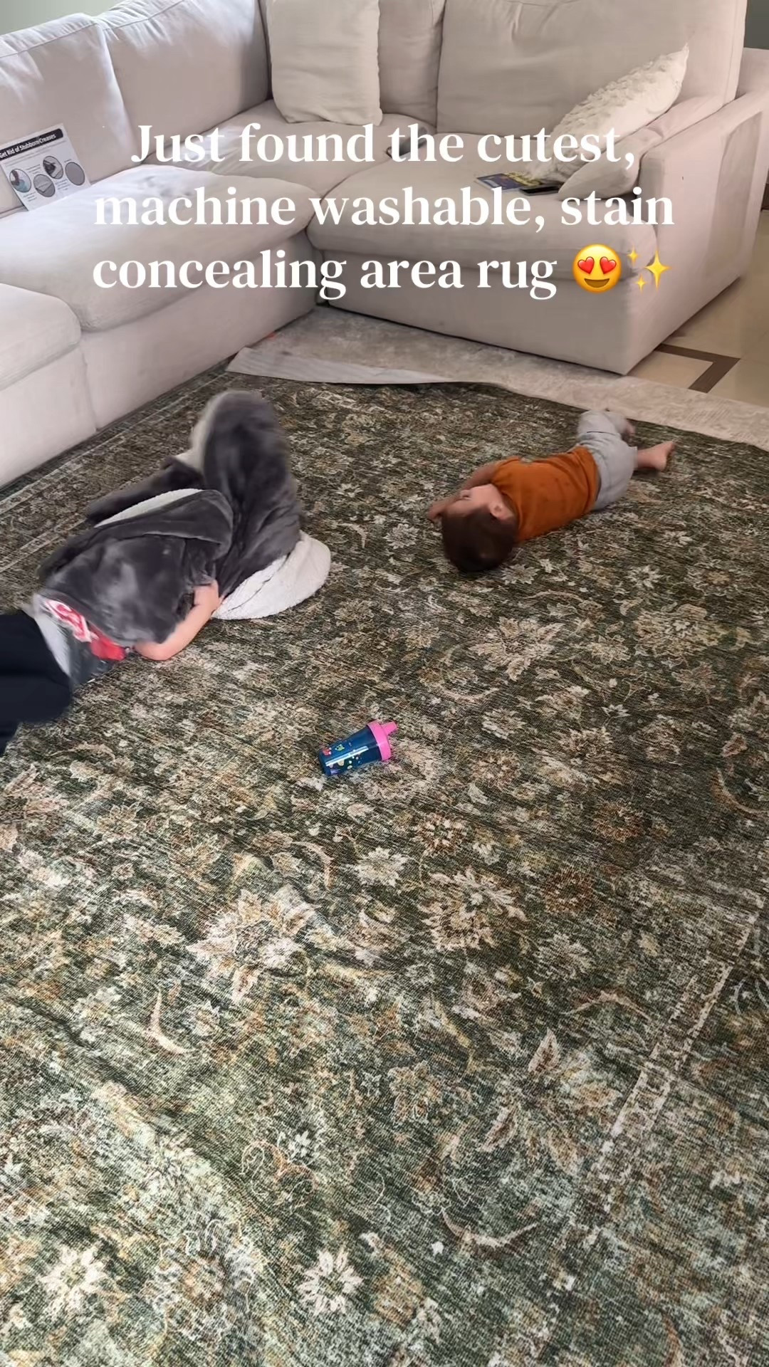 As a mama of 2 toddler boys, if it can hide stains and is machine washable.. that's a huge WIN in my book! This living room rug being cute and comfy is such a win!!!
#momwin #machinewashablerug #livingroomdecor #toddlermom #arearug


#LTKmomlife #LTKFindsUnder100 #LTKHome