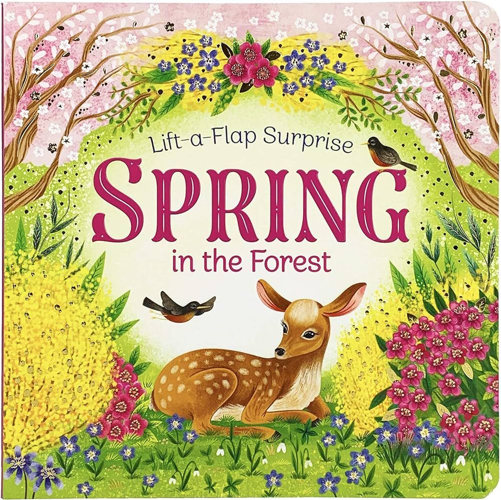 Spring In The Forest Deluxe Lift-a-Flap & Pop-Up Seasons Children's Board Book (Lift-a-flap Surpr... | Amazon (US)