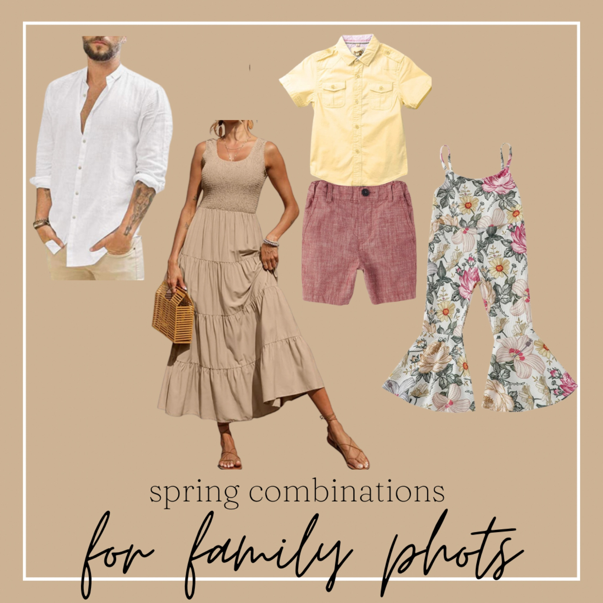Spring styles from Amazon for your upcoming family session 📸 

The perfect floral rompers for under $20 for the little miss of the family! I centered the styling around the  floral print. That’s the best way to style a group or layered outfit. Pick the boldest item and go on from there! 

Men’s clothing, baby clothing, toddler, photo, photo session, spring style, portraits

#LTKSeasonal #LTKfit #LTKstyletip