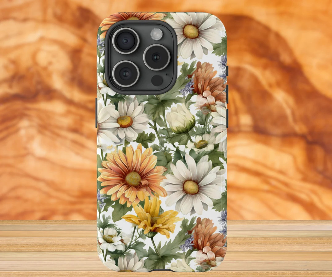 Autumn Chrysanthemum Fall Floral iPhone 15 Case Fall iPhone 15 Pro Max Case Floral iPhone Case Au... | Etsy (US)
