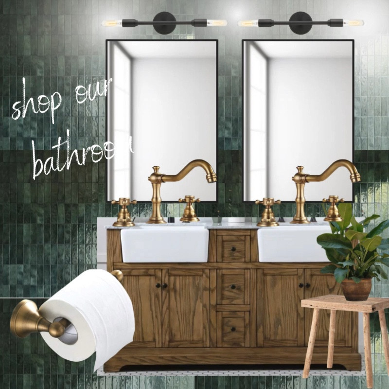 Check out our cottage cozy with a touch of modern flare bathroom. 

#LTKHome #LTKStyleTip
