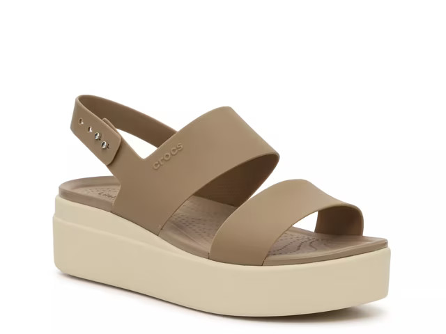 Crocs Brooklyn Low Wedge Sandal - Women's | DSW
