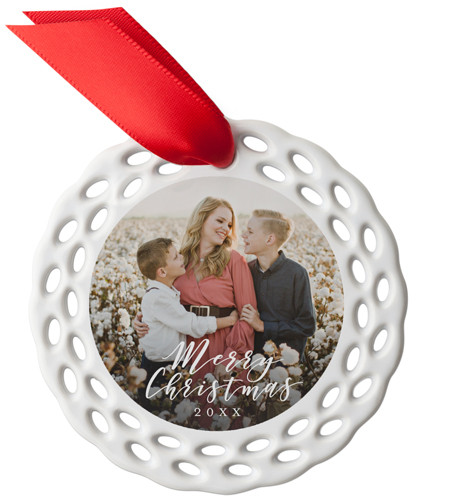 Elegant Celebration Ceramic Ornament | Shutterfly
