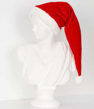 Southern Living Merry & Bright Collection Sculpted Bust with Santa Hat Figurine | Dillard's | Dillard's
