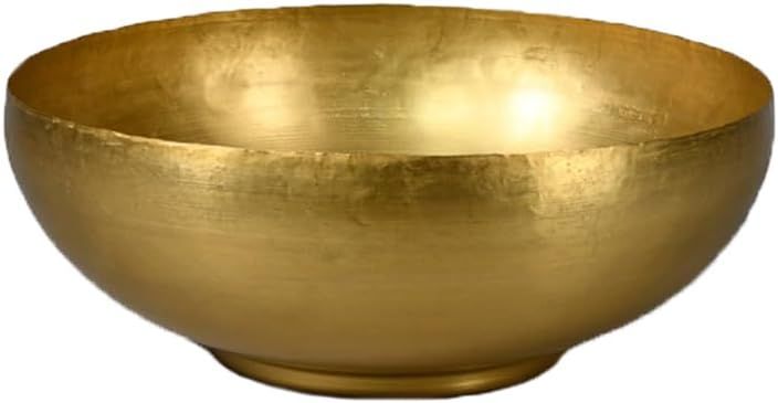 Serene Spaces Antique Brass Decorative Bowl - Metal Bowl for Candles, Flowers, Potpourri - Entryw... | Amazon (US)