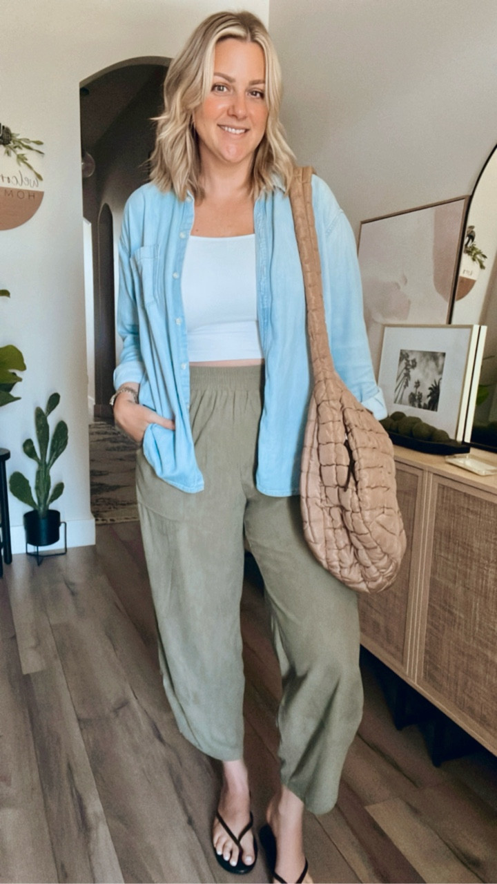 Kindergarten drop-off, but make it chic ✨

Easy, comfy, and pulled together for a busy morning. Love how these pants nail that effortless fall vibe—perfect for coffee runs, school drop-off, and everything in between.

Wearing size large in the pants.  I’m 5’8” for height reference.

#AmazonFashion #AmazonStyle #AmazonFinds #AmazonOOTD #FallStyleInspo #FallFashionOver40 #MidsizeStyle #MidsizeFashion #MidsizeOutfit #OOTDOver40 #Over40Style #Over40Fashion #AgelessStyle #ChicAndComfy #CasualFallOutfit #MomStyleInspo #EverydayStyle #SchoolDropOffOutfit #LTKStyle #LTKFall #LTKFashion #falloutfit

#LTKFindsUnder50 #LTKStyleTip #LTKMidsize