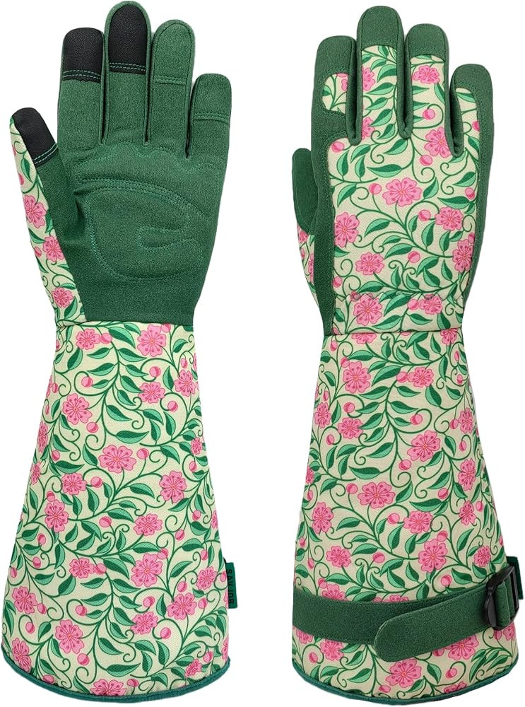 Thorn-proof Gardening and Garden Gloves,Durable Long Rose Yard Work Glove,Gifts for Men Women,Tou... | Amazon (US)