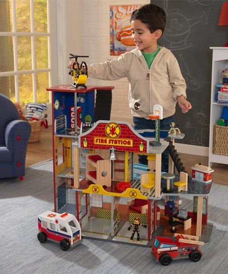 KidKraft Deluxe Fire Station Set | Zulily