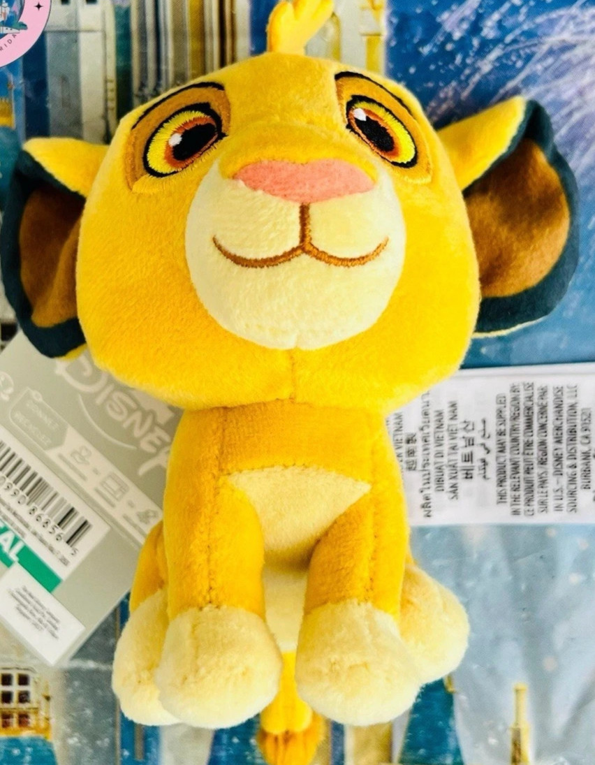 2025 Disney Parks The Lion King Simba Plush Keychain Clip Bag Charm NEW | eBay US