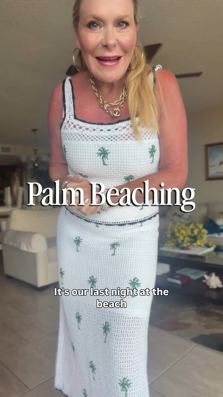 Palm Beaching 🌴

This Walmart two-piece set had me at the palm trees. 🌴 The crochet is surprisingly substantial—not see-through, not flimsy, just that heavy, quality feel that looks so much more expensive than it is.

Wear the pieces together for the ultimate resort vibe or mix and match them with your favorite basics. It’s giving vacation, brunch, beach club… even if you’re just running errands looking fabulous.

Comment “PALM” and I’ll send you the link! 🤍🌴

#WalmartFashion #WalmartFinds #AffordableStyle #ResortWear #VacationStyle