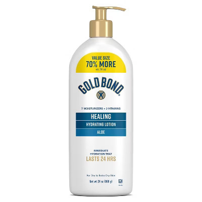 Gold Bond Healing Aloe Hand and Body Dry Skin Lotion - 24oz | Target