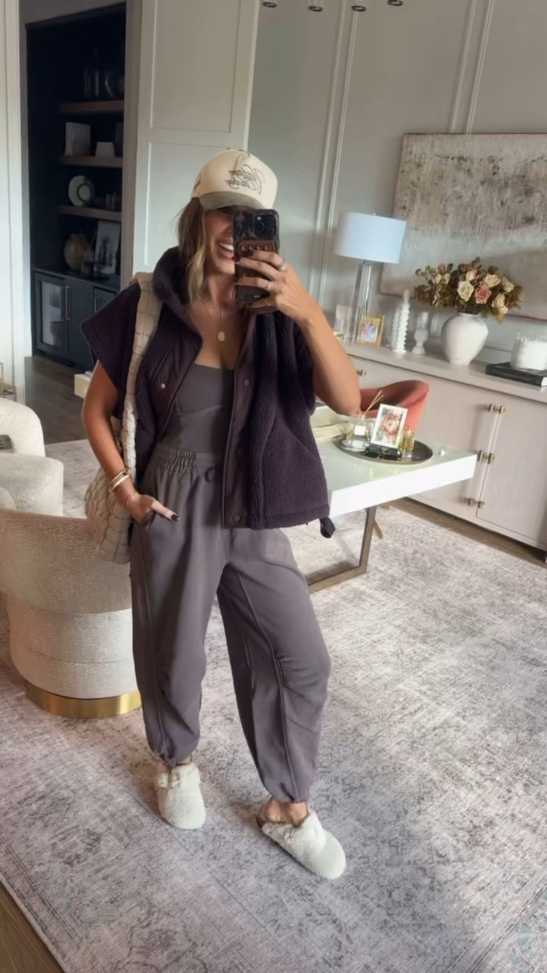 A glimpse of me in this cute look before the girls steal it from me! 

Size small vest 
Size small onesie 

#LTKStyleTip #LTKSeasonal #LTKActive