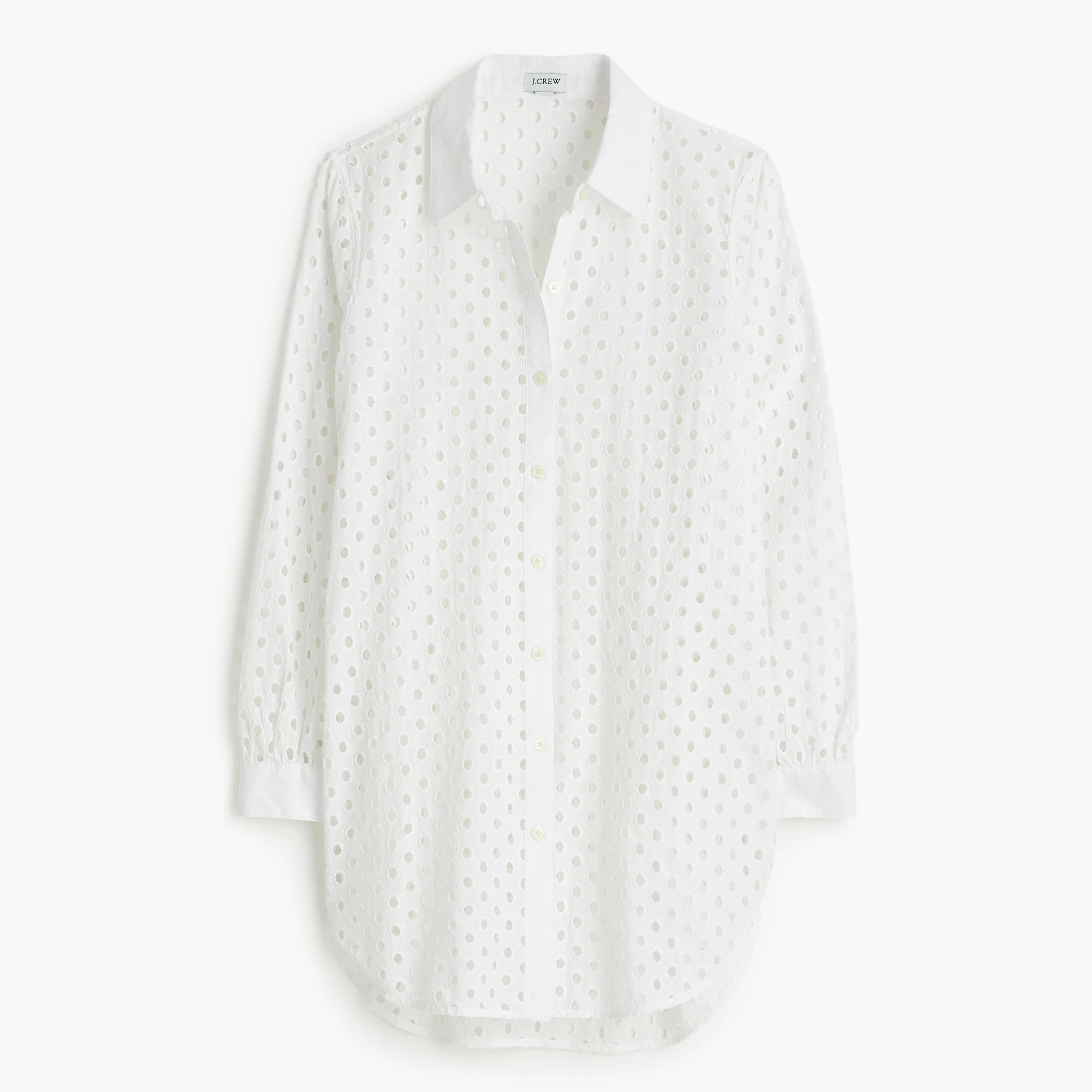 Button-front eyelet beach dress | J.Crew Factory