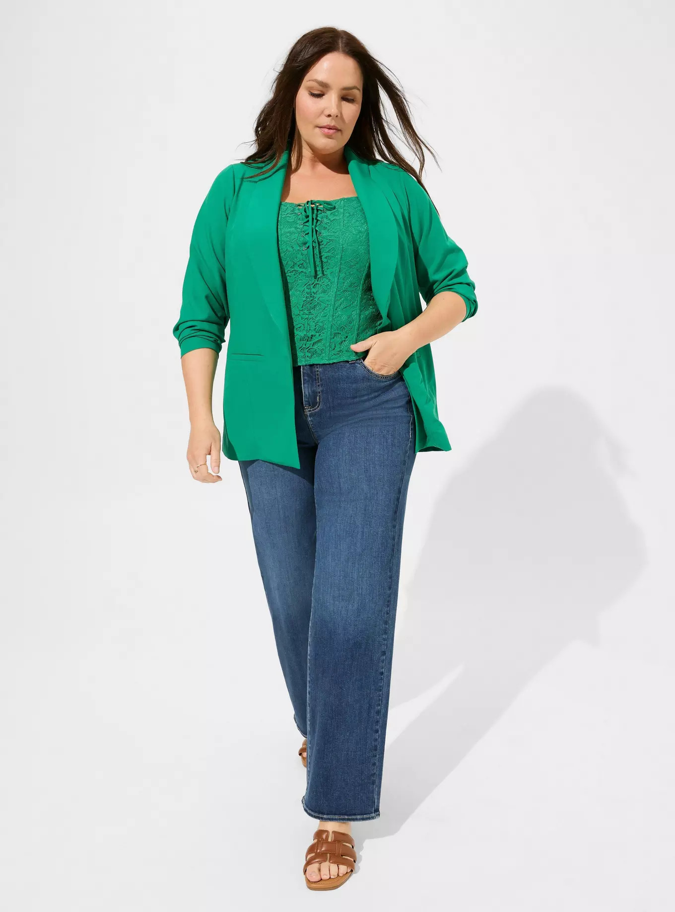 Parker Studio Crepe Blazer | Torrid (US & Canada)