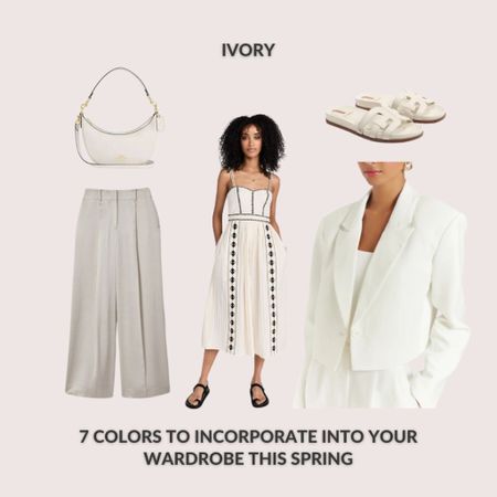 A timeless and elegant shade, ivory exudes sophistication and versatility. Whether you opt for an ivory blouse, trousers, or accessories, this soft and serene color adds a touch of refinement to any ensemble! 

#LTKSeasonal #LTKstyletip