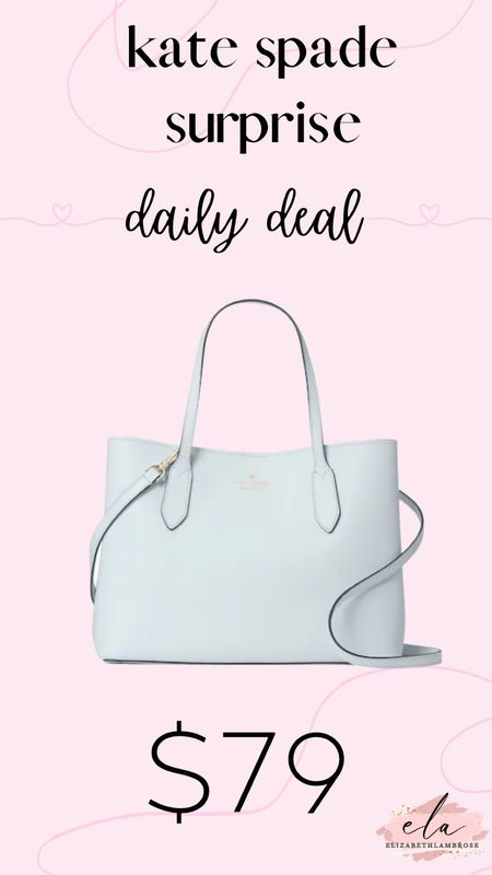 go grab this cute satchel in so many colors for only $79!! 
y’all throw is a steal this satchel is normally $359!! 

#katespade #dealalert #sale #purse #bag 

#LTKsalealert #LTKitbag #LTKFind