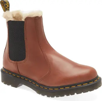 Dr. Martens 2976 Faux Shearling Chelsea Boot (Women) | Nordstromrack | Nordstrom Rack