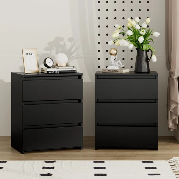 Bozidar 3 - Drawer Nightstand | Wayfair North America