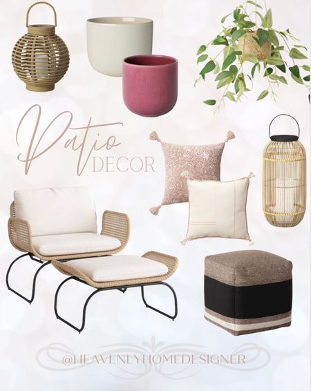 Spring decor, summer decor, patio decor, outdoor decor, outdoor living, small patio, apartment patio decor, front porch decor, outdoor seating, entertaining, outdoor pillows, planters, outdoor lantern, outdoor ottoman, Target home decor, target patio decor, affordable decor, affordable home decor, design on a budget, mood board

#LTKsalealert #LTKhome #LTKSeasonal