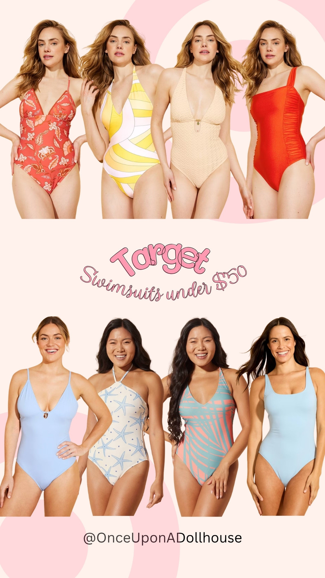 Target Swimsuits under $50! One piece summer swimsuits

#LTKsummer #LTKstyletip #LTKswimwear