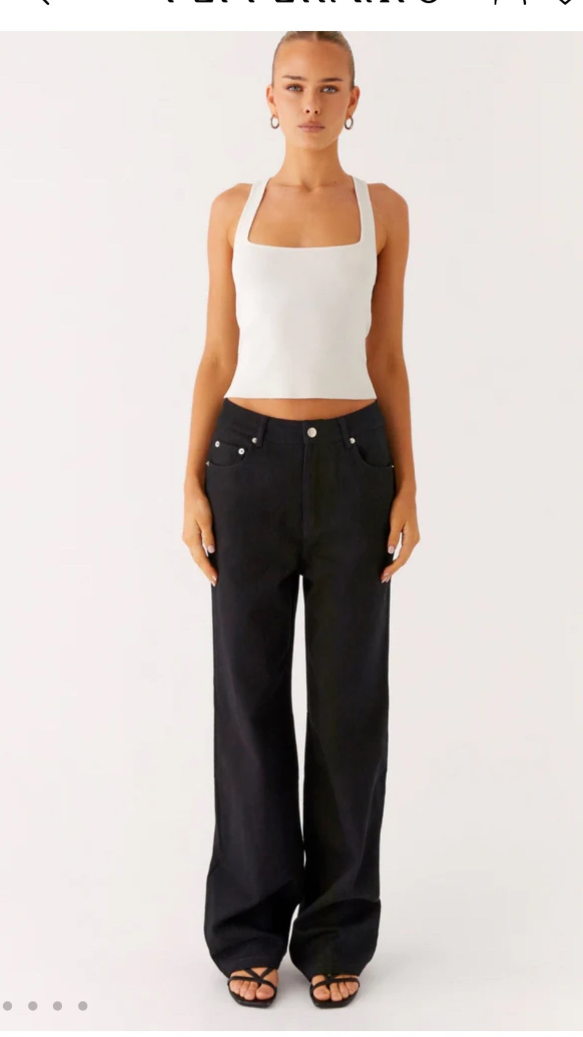 The perfect black jeans 