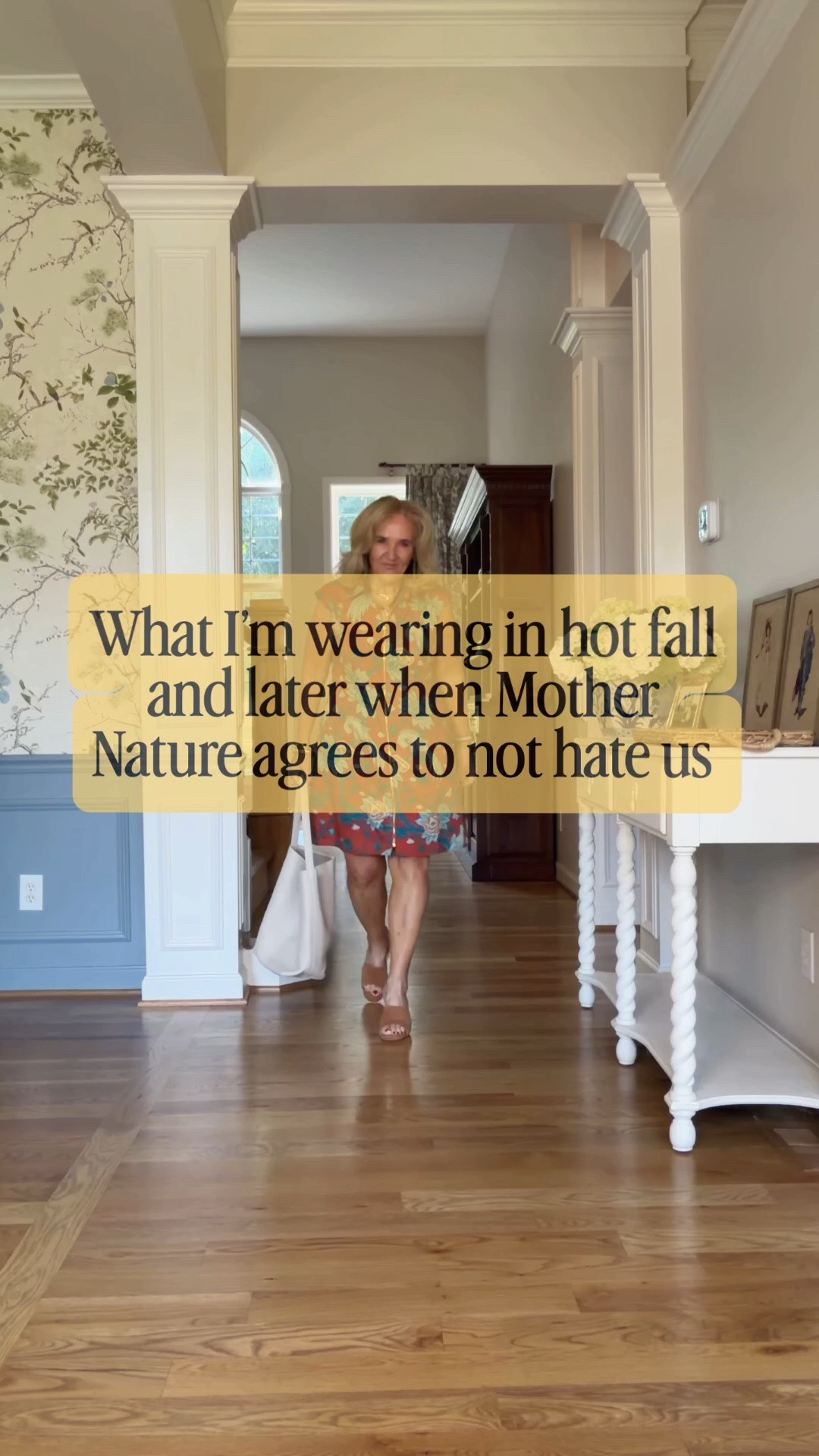 Several pieces from spartina to wear now and later 
The shorter dress is a large. Don’t size up. It’s too big under the arms. Medium in the denim dress and pants 
Barn jacket size medium 
Sweater size medium
Ruffle neck blouse size small 
A suede sandal helps too. 

I can’t believe how hot it is still.

#LTKOver40 #LTKootd #LTKPetite