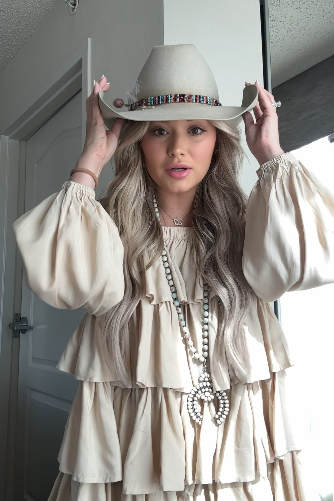 Country concert outfit inspo / wearing size small in this dress! Love it with cowgirl boots! 

#LTKfindsunder100