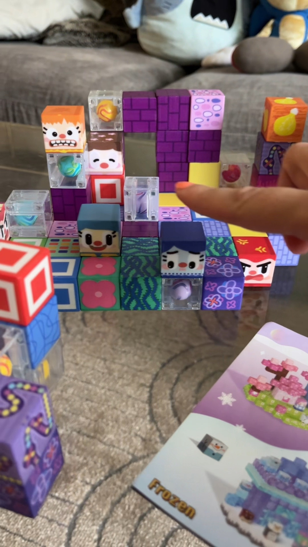 Amazon gift idea for kindergartners. Magnetic blocks. 