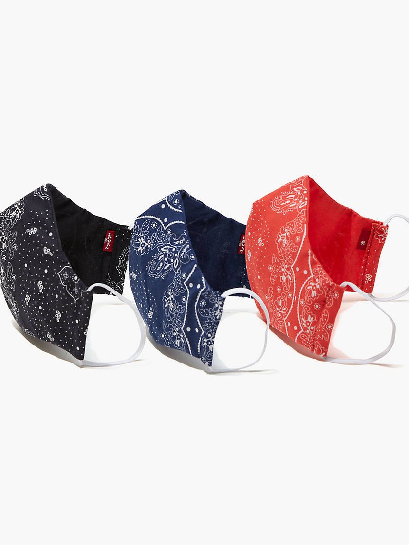 Reusable Reversible Printed Face Mask (3 Pack) | LEVI'S (US)