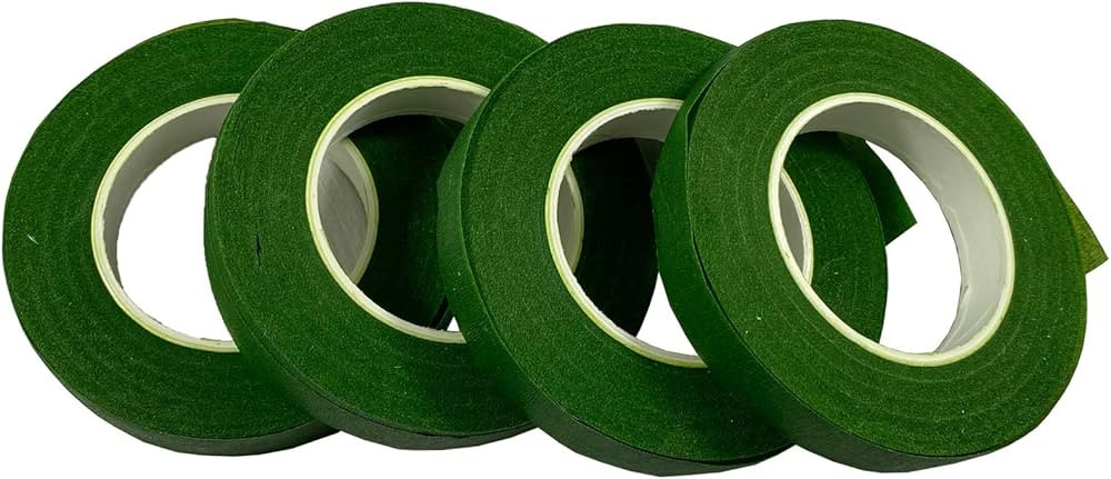 4 Rolls 1/2" Wide 30Yard/Roll Floral Tapes for Bouquet Stem Wrap Floral Arranging Craft Projects ... | Amazon (US)