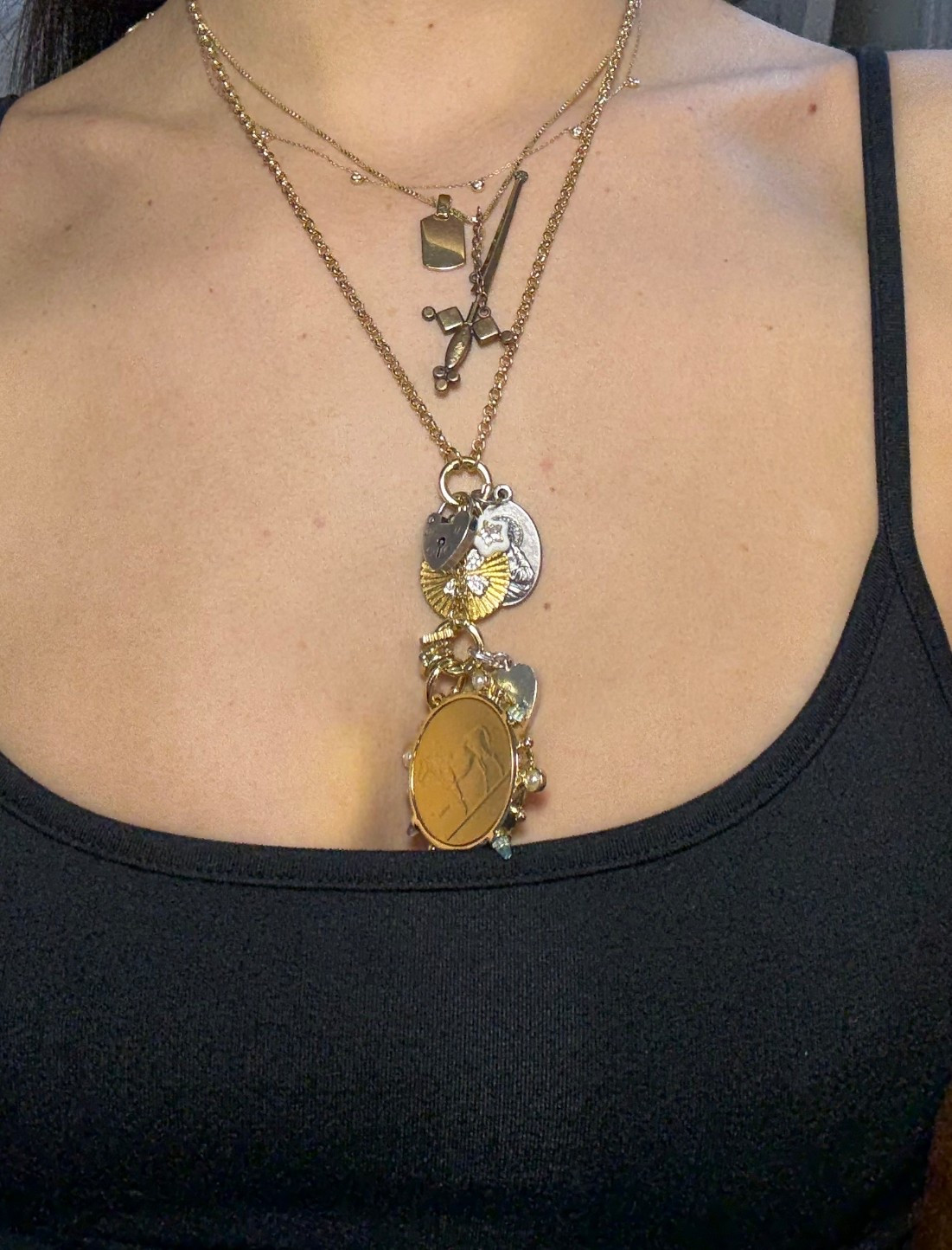 Two tone necklace stack 

#LTKGiftGuide #LTKFindsUnder100 #LTKHoliday