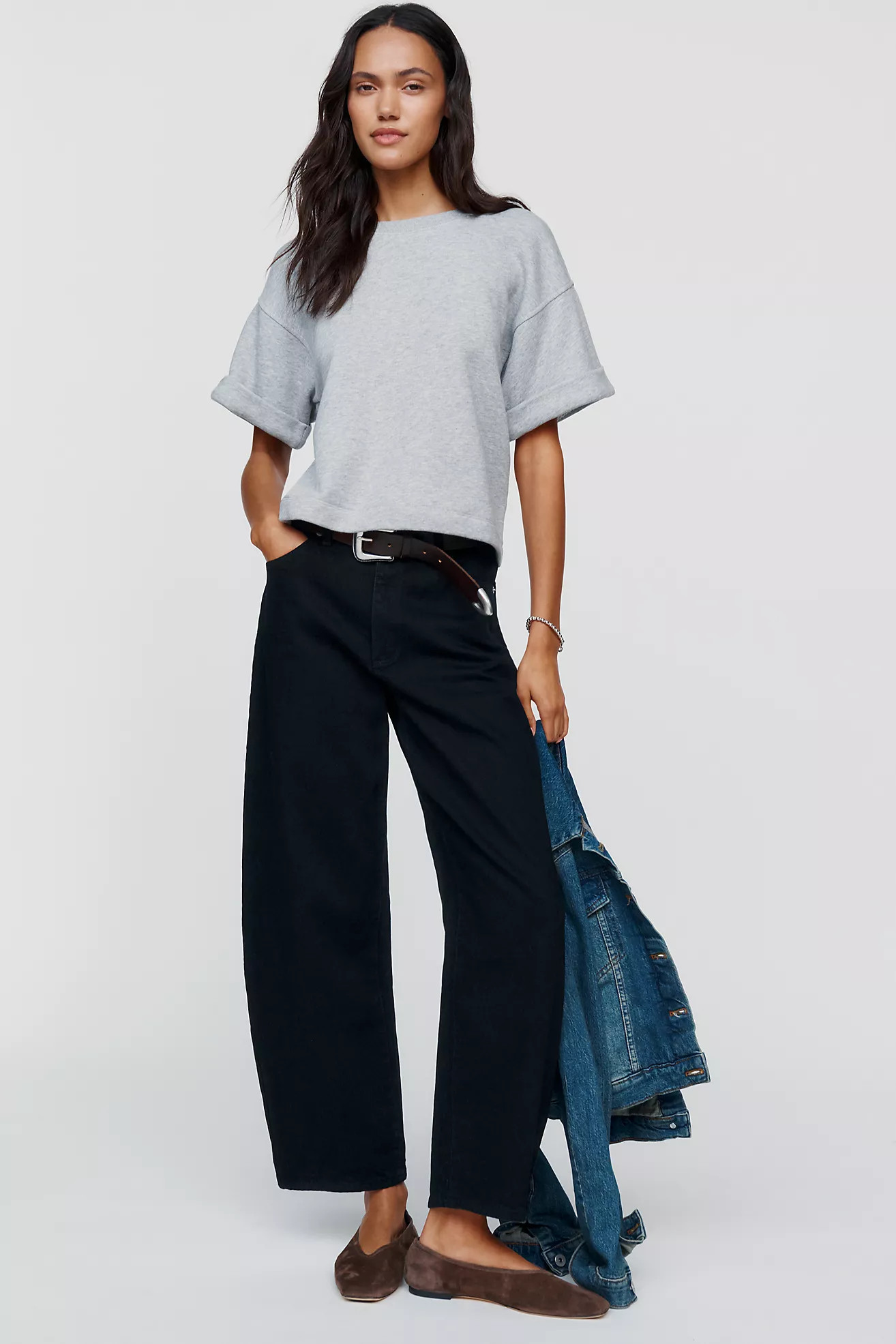 Rolla's Gigi High-Rise Barrel Leg  Jeans | Anthropologie (US)