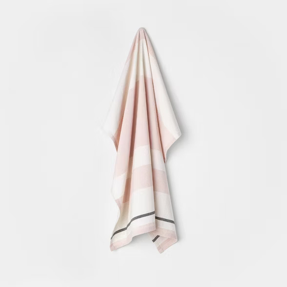 Flour Sack Light Pink / Gray - Hearth & Hand™ with Magnolia | Target