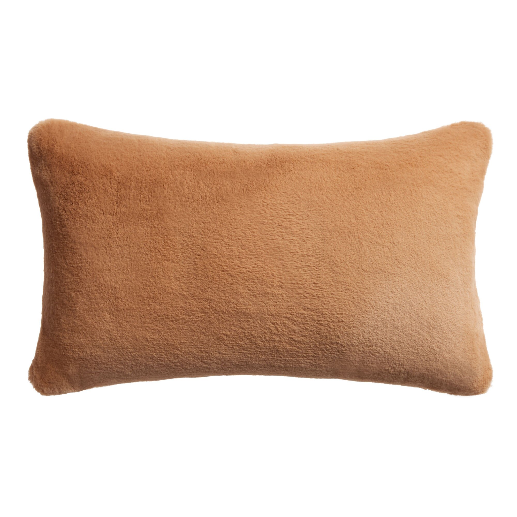 Fuzzy Plush Lumbar Pillow | World Market