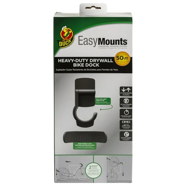 Duck EasyMounts Garage Bike Dock - No Tools Required, Holds up to 50 lbs | Walmart (US)