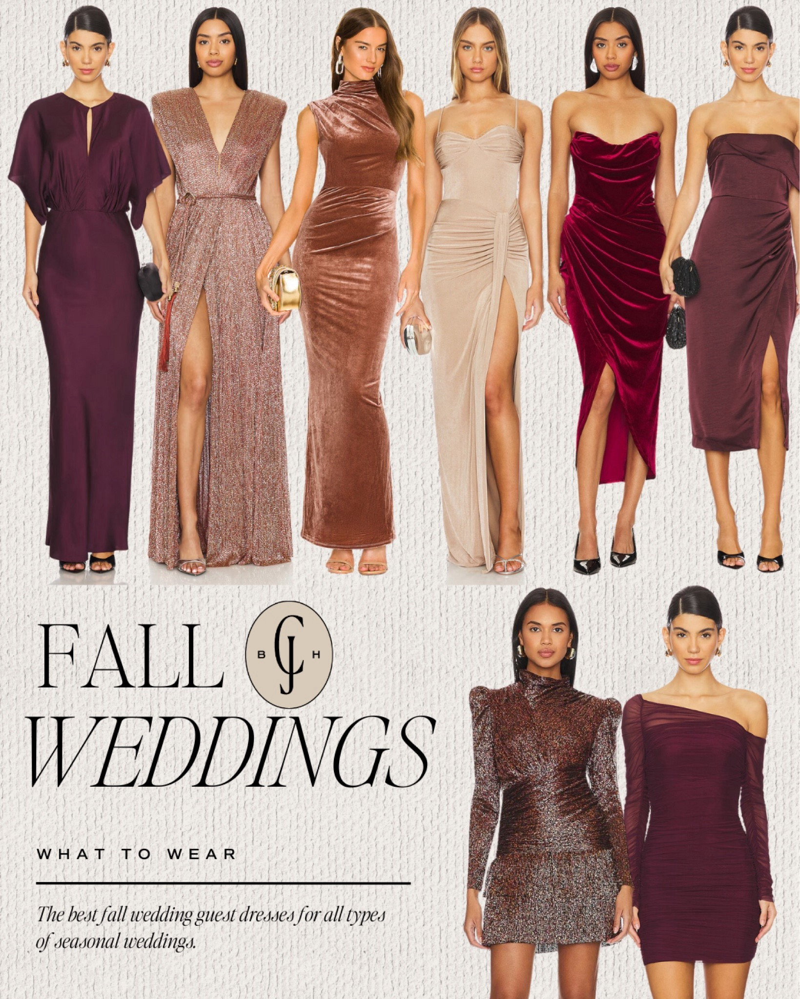 Fall wedding guest dresses 