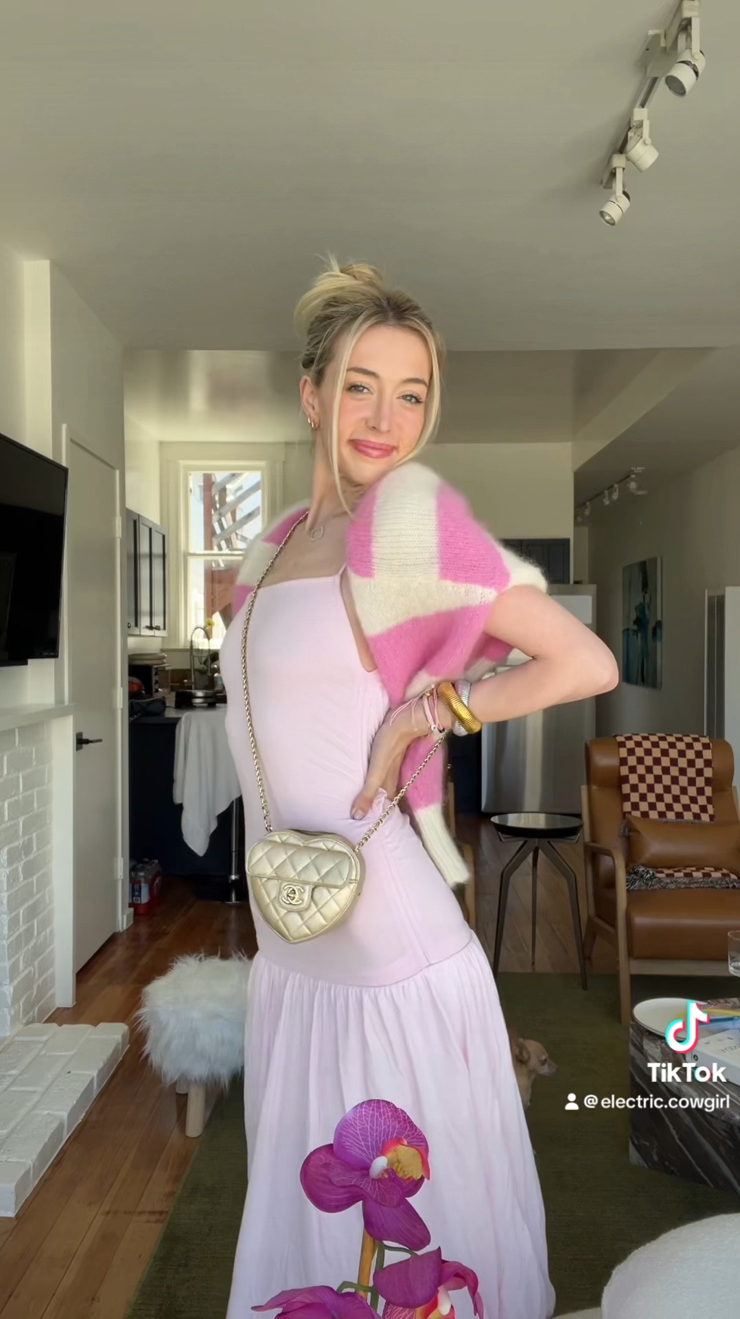 Pink outfit for a spring day in San Francisco 💕🌸