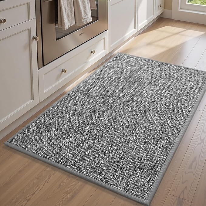 PADOOR Kitchen-Rugs Non Slip Washable, Kitchen-Mats for Floor Super Absorbent Kitchen Floor Mat, ... | Amazon (US)