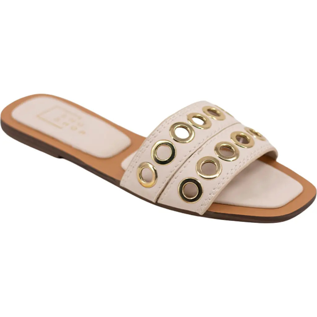SHUSHOP Codie Slide Sandal in Bone at Nordstrom, Size 6.5 | Nordstrom