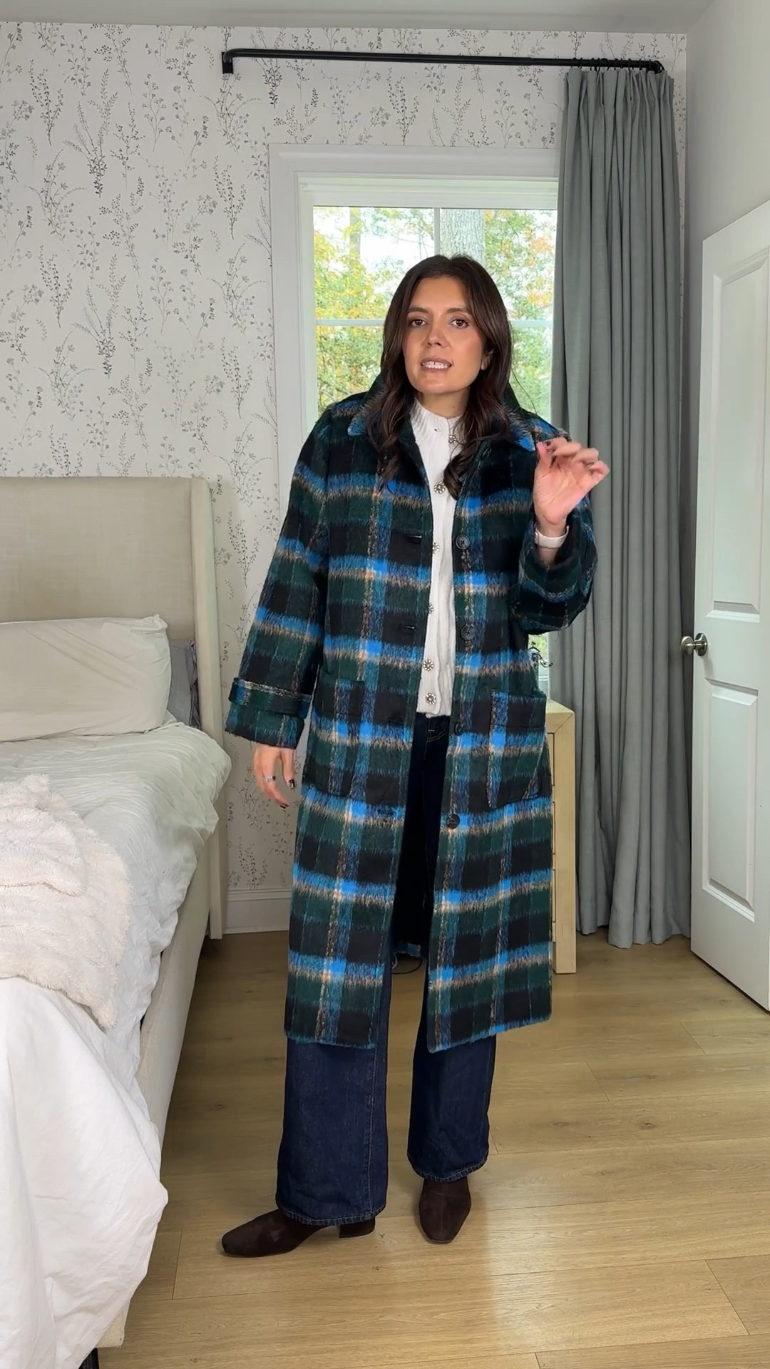  BIG fan of a statement coat. How many people actually see your outfit during winter?!! I recommend sizing down. In a small but would fit refer a size down. I’m 5’7” @walmart @walmartstyle

#LTKTall #LTKFindsUnder100 #LTKOver40