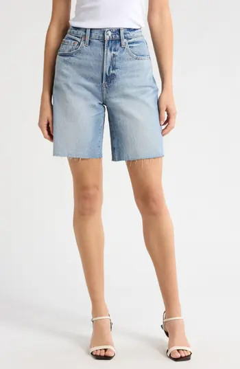 Pistola Kaylee Cutoff Bermuda Denim Shorts in Boulder at Nordstrom Rack, Size 33 | Nordstrom Rack
