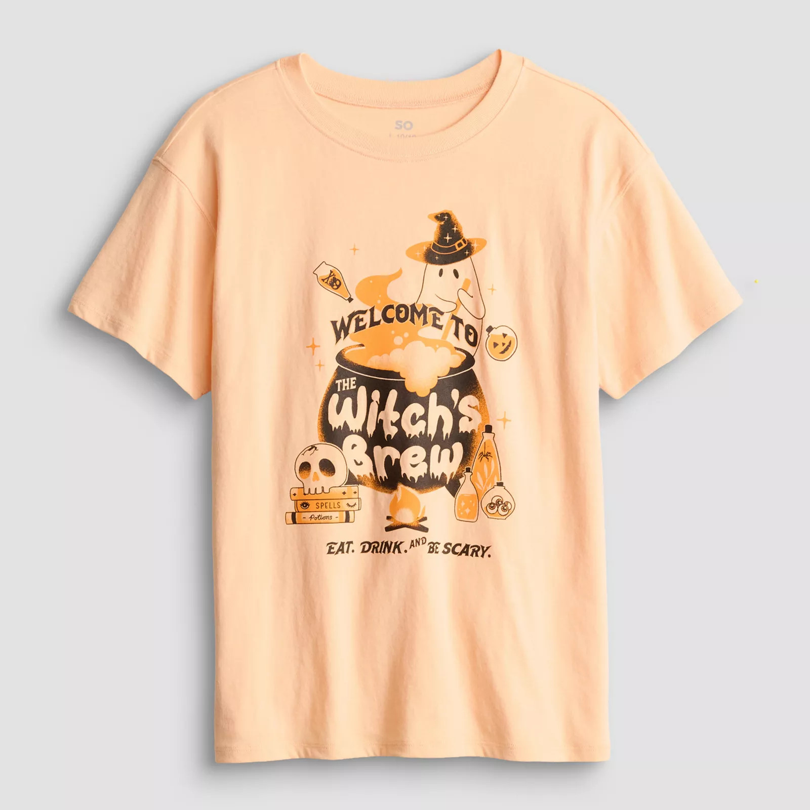 Girls 6-20 SO\u00ae Halloween Oversized Graphic Tee in Regular & Plus SizeSO | Kohl's