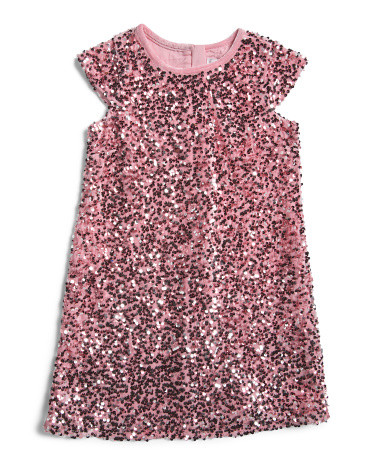Girls Sequin Dress With Headband | TJ Maxx