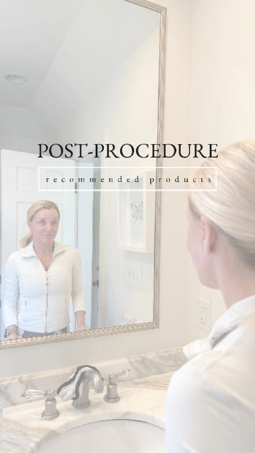 24 days post-op from my deep plane face and neck lift, endoscopic brow lift, and YAG CO2 laser around my eyes and mouth. What a journey it has been! If you have been following me on my stories, you know I’ve gotten real and vulnerable. If you missed it, don’t worry, I saved it to a highlight reel. One question I’ve been getting a lot, is what products are you using. 

 #LTKBeauty