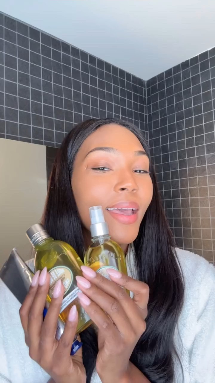 🔥🔥 Let’s Dive into my body care routine. Achieving super soft skin starts in and out of the shower. The key is both the @loccitane Almond Shower Oil and the Almond Supple Skin Oil. One nourishes my skin inside the shower and the other outside. Trust me you need both of these products you will thank me later. #loccitane #loccitanepartner This Black Friday, enjoy 20% off viral favorites from 11/26-12/3 #showerroutine #skincare