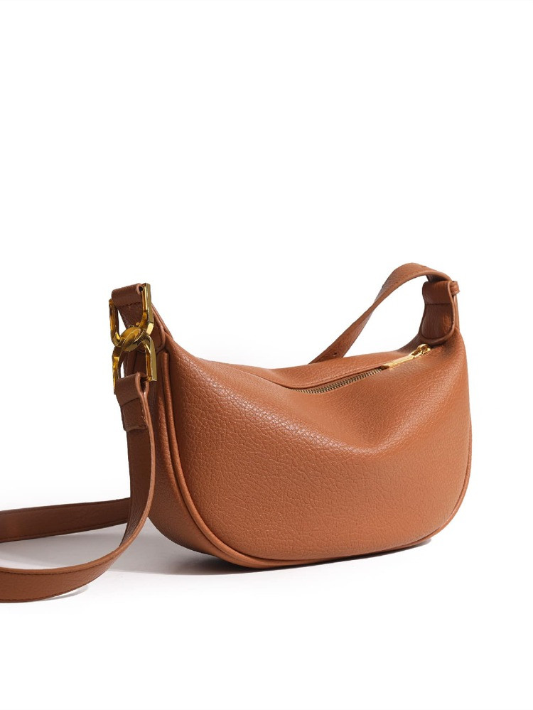 New
     
      Litchi Embossed Hobo Bag | SHEIN