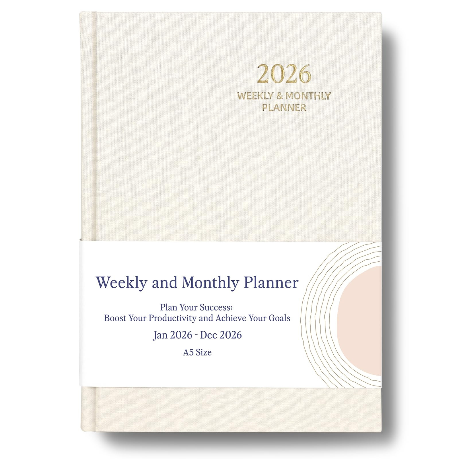2026 Planner - Weekly and Monthly Planner, January 2026 - December 2026, Linen Hardcover, 2026 Ca... | Amazon (US)